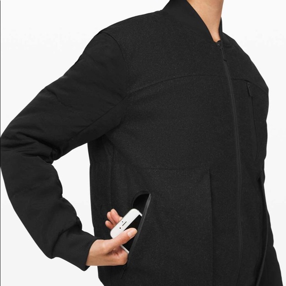 Lululemon Roam Far Wool Down Bomber-Waterproof wool and Reversible!! - Picture 6 of 11